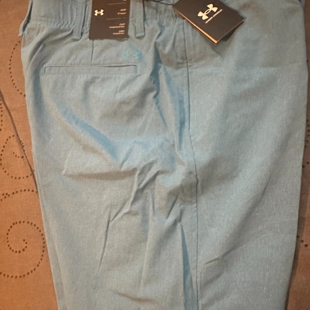 UNDER ARMOUR VENTED GOLF CAPRI BLUE SHORTS SIZE 40 MEN NWT $75.00